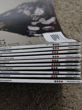 VARIETY Magazine Lot Of 10 Dec 2025 - Apr 2026 Issues For Magazine Collector